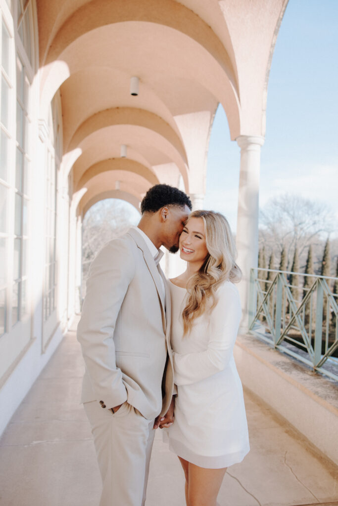 Wedding Engagement Session at the Philbrook Museum 